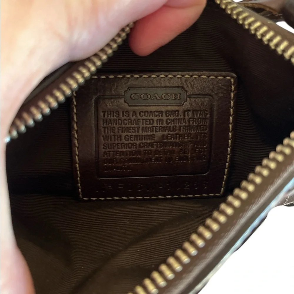 Vintage Coach Hampton Python Swingpack Crossbody - EUC